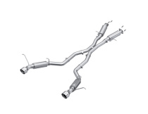 2012-2021 Jeep Grand Cherokee SRT 6.4L 3'' Catback Sportavgassystem AL Dubbla Utblås Bak T304 Utblås MBRP